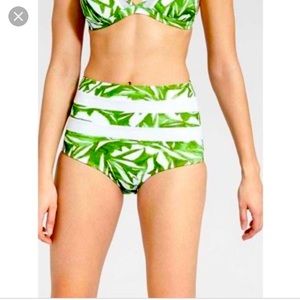 Athleta Palm high rise swim bottom